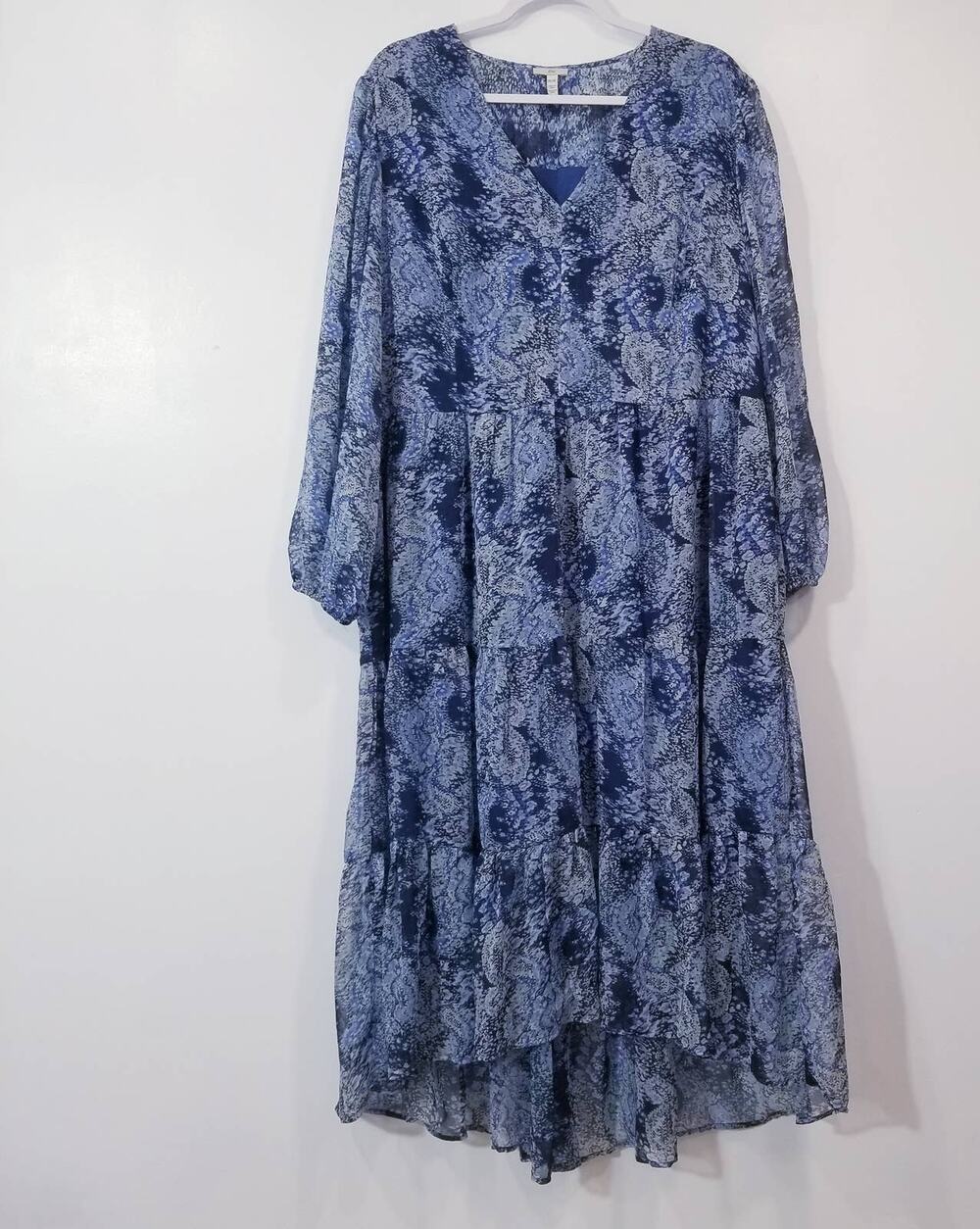 Joie Parisian Paisley Blue Midi Dress
